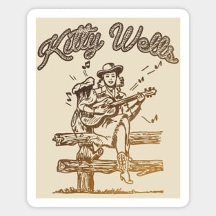 Kitty Wells Cowgirl Magnet